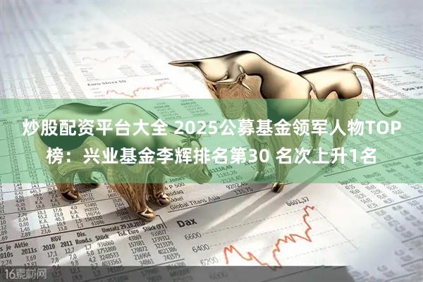 炒股配资平台大全 2025公募基金领军人物TOP榜：兴业基金李辉排名第30 名次上升1名